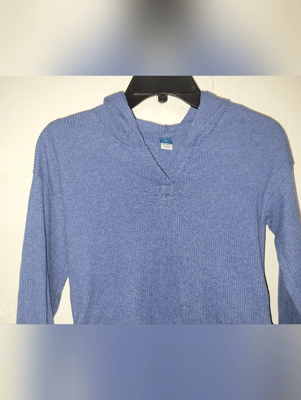 Old Navy girls' ribbed knit hooded pullover AH47